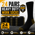Men's Heavy Duty Work Socks 24 Pair